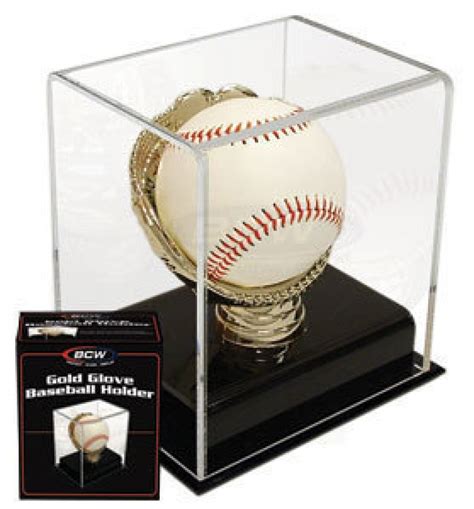 Shop comc's extensive selection of baseball cards. Baseball Display Case with Gold Glove Stand | Pristine Auction