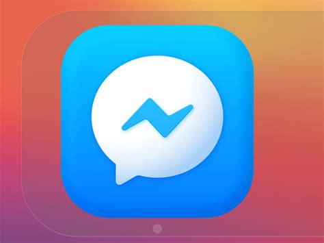 Messenger Icon Big Sur App Icon Design Vector Art Design Ios Icon
