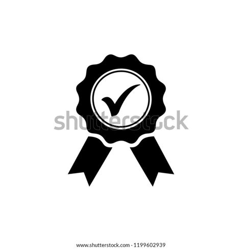 Approved Certified Medal Icon Vector Stock Vector Royalty Free