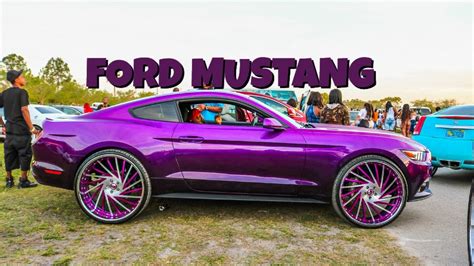 Super Clean Candy Purple Mustang On Forgiato Wheels In Hd Must See