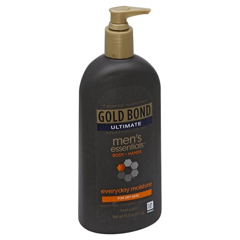 Gold Bond Ultimate Hydrating Lotion Mens Essentials Fresh Scent 145
