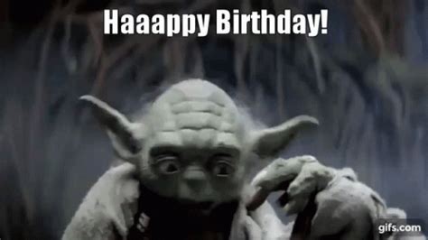 Yoda Gif Yoda Meme Yoda Funny Yoda Happy Birthday Birthday Gifs My