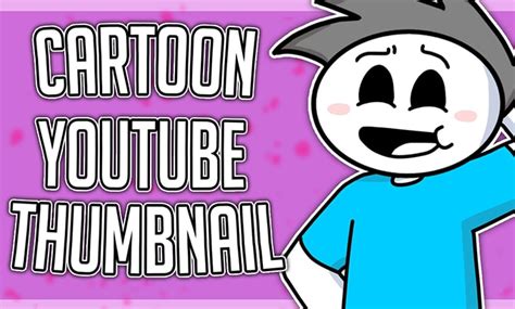 Draw A Catchy Cartoon Youtube Thumbnail By Wilics