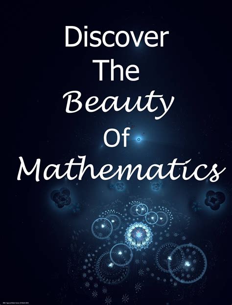 Free Discover The Beauty Of Mathematics Poster Ignite Your Students