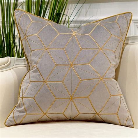 Gold Decorative Pillows Small Living Room Ideas House And Garden
