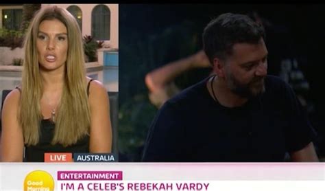 rebekah vardy defends herself over bullying claims after drama with comic iain lee on i m a