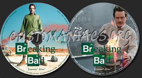 Breaking Bad Season 1 Blu Ray Label Dvd Covers And Labels By