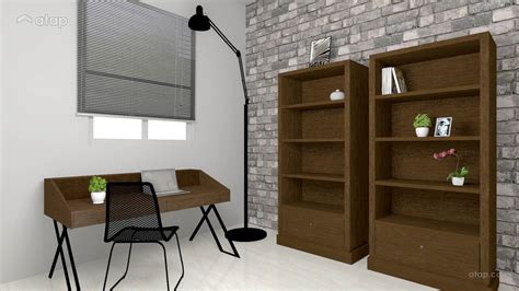 Industrial Study Room Condominium Design Ideas And Photos Malaysia