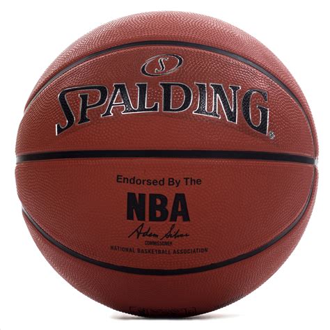 Spalding Nba Silver Copmposite Leather Outdoor Basketball Brown 7 Ebay