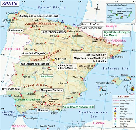 Spain Map Map Of Spain Collection Of Spain Maps Map Of Spain