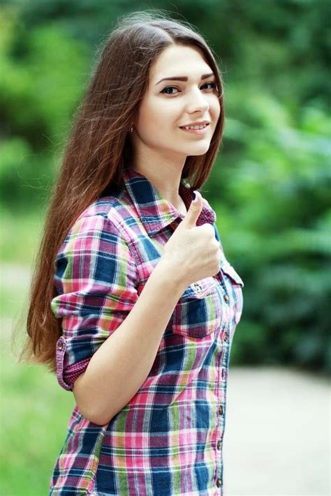 Happy Smiling Woman Stock Photo Image Of Closeup Person 52352420