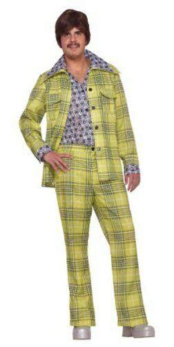 70s Plaid Leisure Suit Adult Costume By Forum Novelties For Sale Online