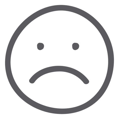 Sad Face Emoji Emoticon Transparent Png And Svg Vector File