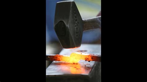 Forge Welding Slow Motion Youtube