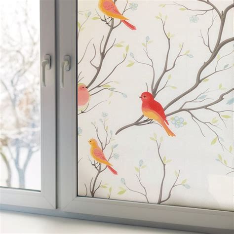 Windfall 1 Roll Window Stickers Opaque Animal Pattern Pvc Made Colorful