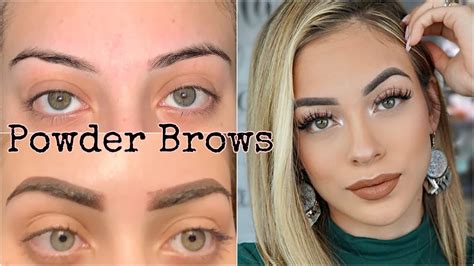 My Ombre Powder Brow Experience Pricing And Healing Process Youtube