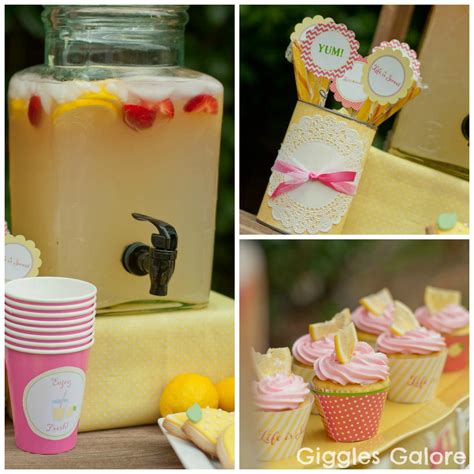 lemonade stand party with diy lemonade stand kits giggles galore