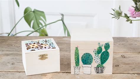 Diy Decorate Your Wooden Boxes By Søstrene Grene Youtube