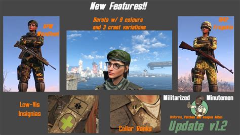 Militarised Minutemen Uniforms Patches And Insignia Addon Update At