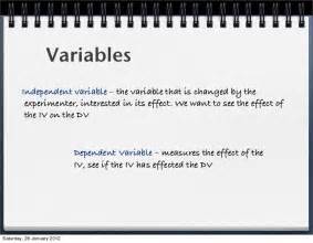 It's crucial to learn the methods of dealing with such variables. Research methods (variables & hypothesis)