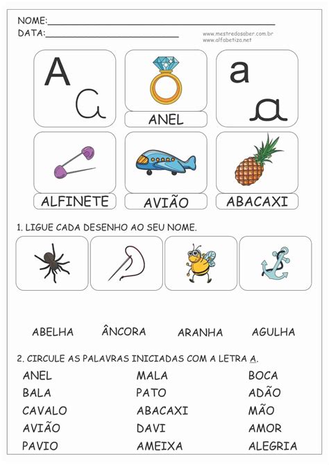 Cartilha De Alfabetização 1º Ano Mestre Do Saber Loja