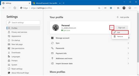 How To Change Profile Picture On Microsoft Edge Pureinfotech