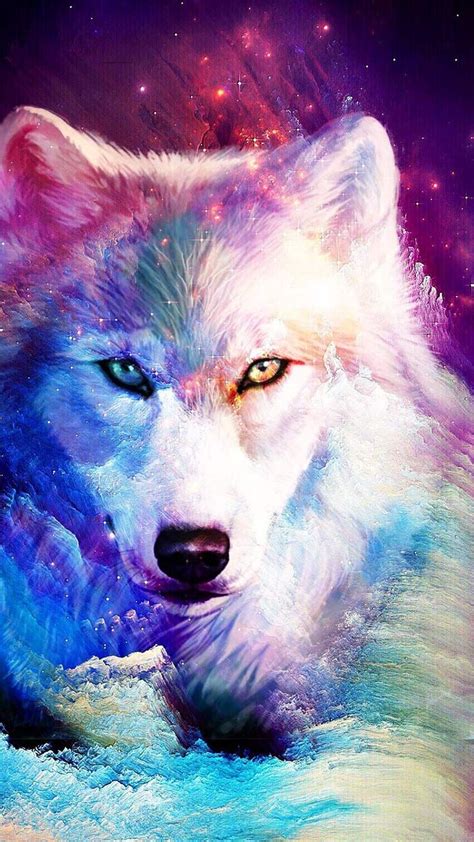 Tons of awesome galaxy wolf wallpapers to download for free. #galaxy #wolf | Wolf artwork, Wolf painting, Galaxy wolf