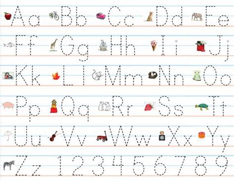These free alphabet tracing worksheets also include a blank space without the dotted lines where kids can practice writing the uppercase letters on their own. Items similar to Laminated Alphabet & Number Sheets for ...