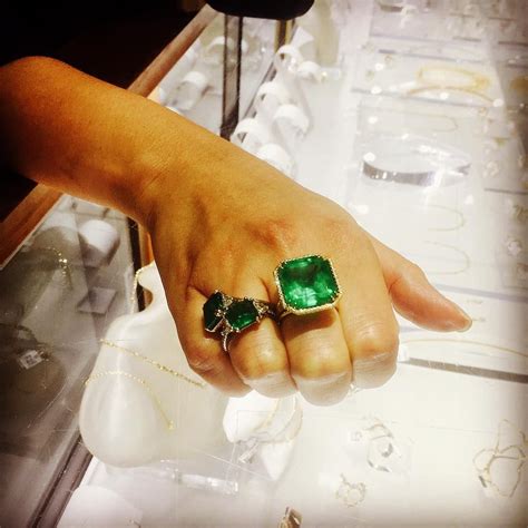 Sohogemfinejewelryboutique Rings Emerald Ringcollage