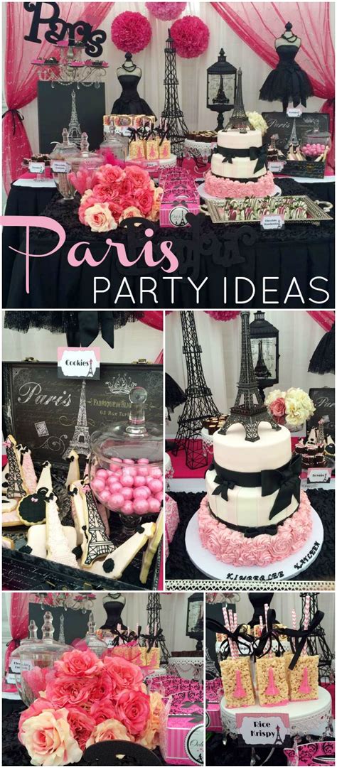 This eiffel tower has a romantic style and makes for a great date night painting. Paris / Birthday "K & K's Birthday " | Catch My Party ...