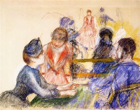At The Moulin De La Galette — Pierre Auguste Renoir
