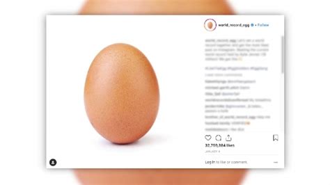 Egg Becomes Most Liked Instagram Post Ever