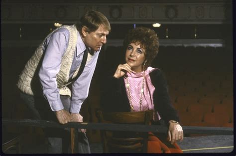 Actors John Cullum And Elizabeth Taylor In A Publicity Shot Fr The