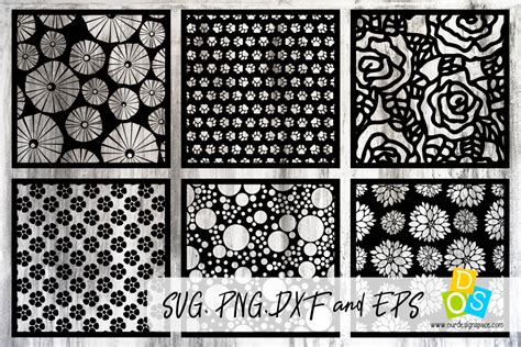 Patterns & Stencils SVG, PNG, DXF and EPS files (217808) | SVGs ...