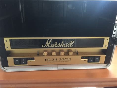 Marshall El34 5050 Stereo Poweramp Dual Monobloc Reverb Canada