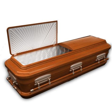 High Def Classic Coffin Wood Modern 3D Model available on Turbo Squid