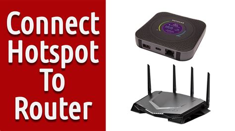 Connect Mobile Hotspot To Wifi Router Youtube