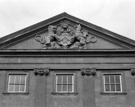Burley On The Hill Rutland The Coat Of Arms In The Pediment On The