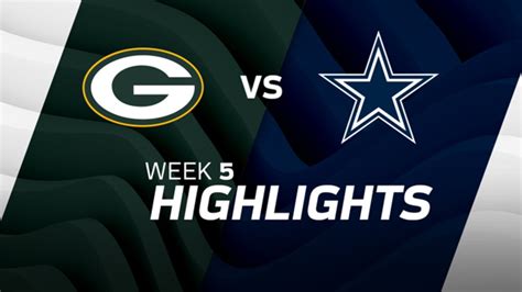 Highlights Week 5 Packers Vs Cowboys