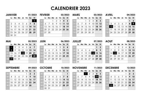 Calendrier Annuel Simple 2022 2023 Calendrier Juin