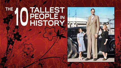 The 10 Tallest People In History YouTube