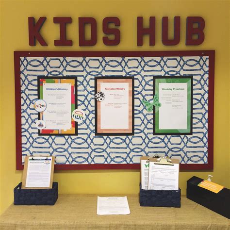 Informational Church Bulletin Board The New Kids Hub A Great Way To