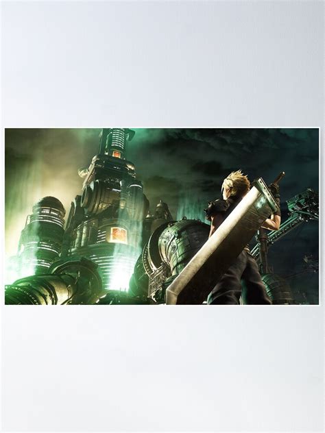 Cloud Strife Versus Shinra Corporation Final Fantasy Poster By Ole