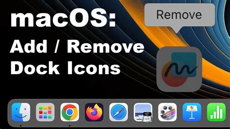 Mac Os X How To Add And Remove Icons Apps From Toolbar Youtube