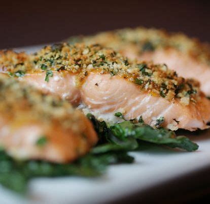 Switching from beef to chicken & fish may not lower cholesterol. Baked Salmon Fillets Recipe | CholesterolMenu.com