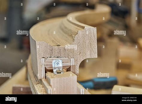 Detail Curved Staircase Railing Hi Res Stock Photography And Images Alamy
