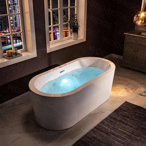 Freestanding Whirlpool And Air Bath Combination Tub Bathtubs At