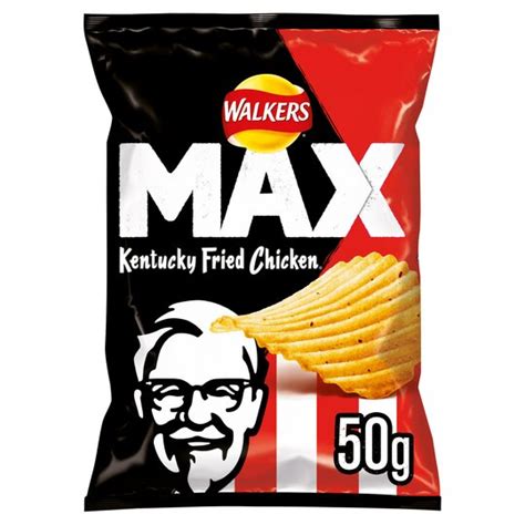 Walkers Max Kentucky Fried Chicken Crisps 50g Tesco Groceries