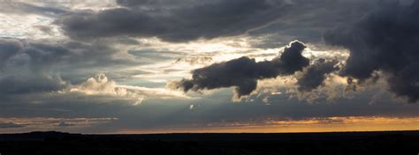 картинки пейзаж горизонт силуэт облако Восход закат солнца