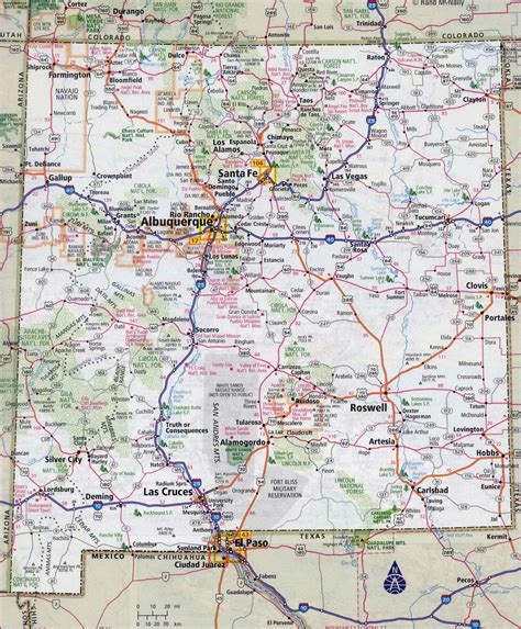 New Mexico Map Highways Get Latest Map Update